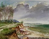 Ostseeküste Blick auf Ostsee nach dem Sturm Hans Möller Aquarell  Motiv: Wintershagen Technik: Aquarell Künstler: Hans Möller Urheberrecht: Kay Möller / Annelies Möller Album: Schleswig-Holstein Kategorie: Ostseeküste Thema: Weg zur Ostsee : Hans Möller, Aquarell, Schleswig-Holstein, Ostseeküste, Blick auf Ostsee nach dem Sturm, Wintershagen, Weg zur Ostsee, Kay Möller / Annelies Möller, Weitere Infos unter : www.maler-hans-moeller.de, mail: info@maler-hans-moeller.de